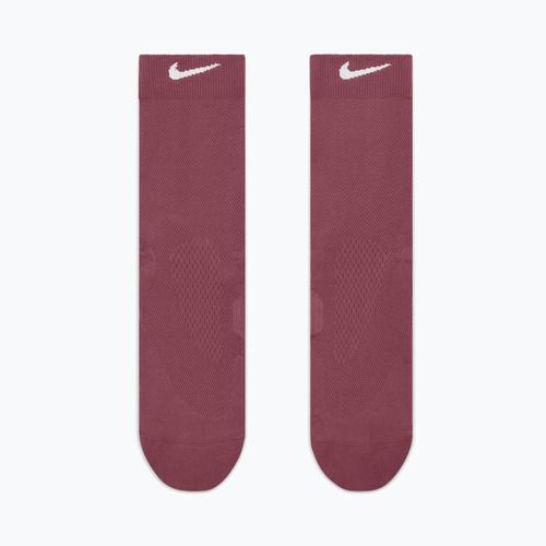 Ponožky Nike Run Midweight Crew pink smoke/pink rise/white
