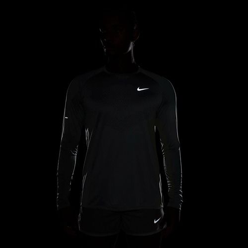 Pánské běžecké tričko Longsleeve Nike Stride Dri-Fit ADV Smoke Grey