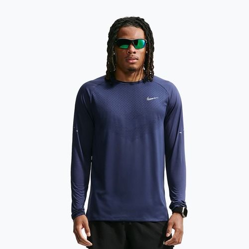 Pánské běžecké tričko Longsleeve Nike Stride Dri-Fit ADV Midnight Navy