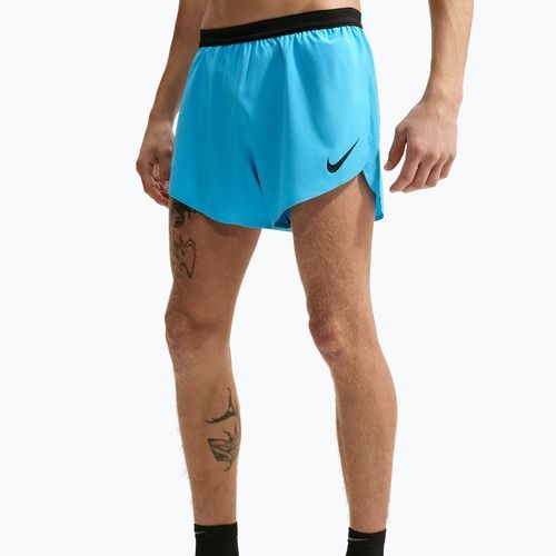 Pánské běžecké šortky Nike AeroSwift light current blue/black