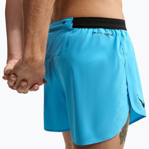 Pánské běžecké šortky Nike AeroSwift light current blue/black