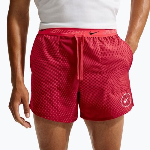 Pánské běžecké šortky Nike Stride fusion red