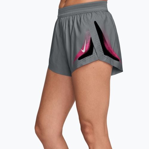 Dámské běžecké šortky Nike AeroSwift iron grey/white