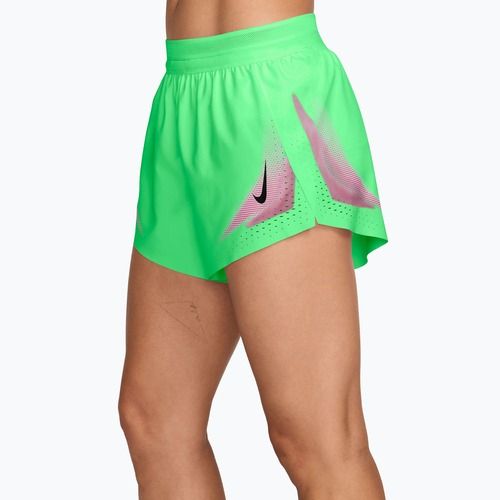 Dámské běžecké šortky Nike AeroSwift illusion green/black