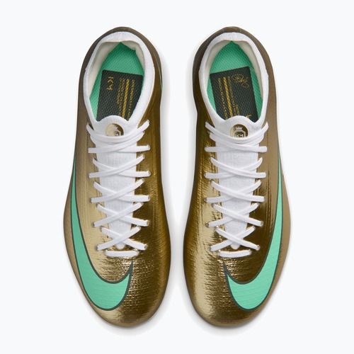 Dětské kopačky Nike Jr. Vapor 17 Pro "Kylian Mbappé" Metallic Gold/Green Glow
