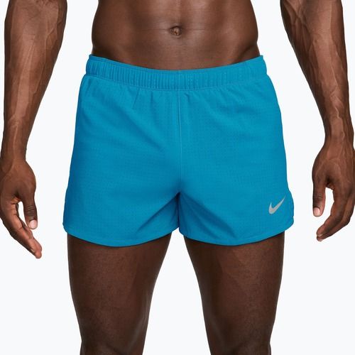 Pánské běžecké šortky Nike Fast light current blue/black