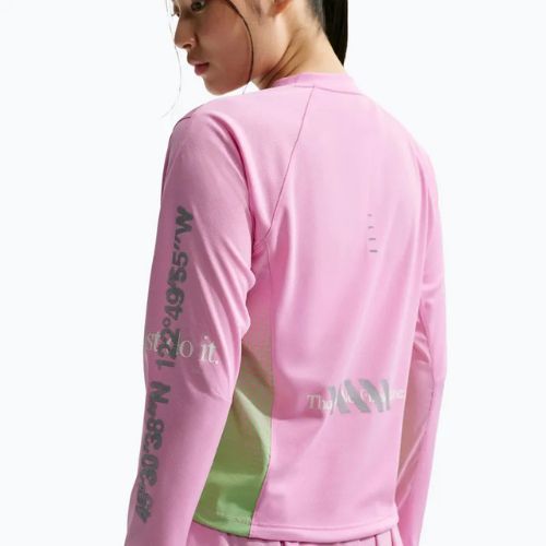 Dámské běžecké Longsleeve Nike Swift Jersey Top pink rise/illusion green