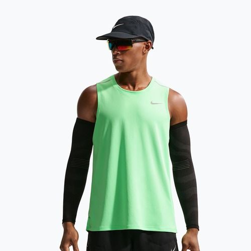 Pánské běžecké tričko Nike Miler illusion green