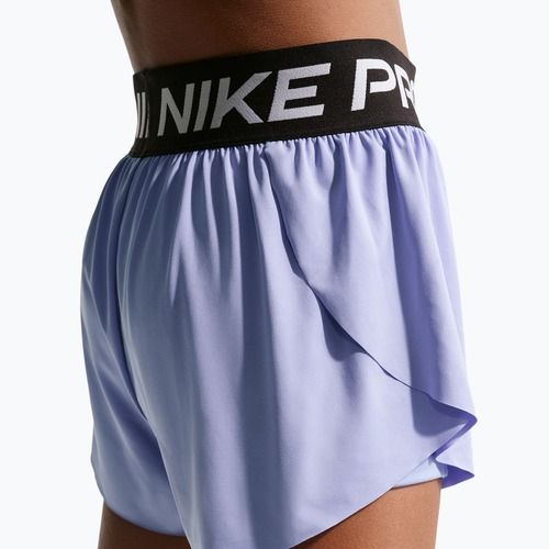Dětské šortky Nike Pro Dri-Fit 2in1 light thistle/black/white