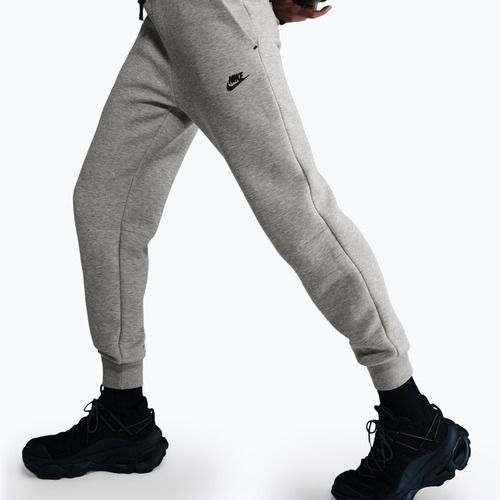 Dámské kalhoty Nike Sportswear Tech Fleece Mid-Rise dark grey heather/black