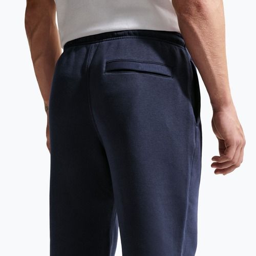 Pánské kalhoty Nike Club Cuffed Brushed obsidian/obsidian/white