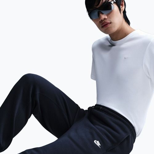 Pánské kalhoty Nike Club Jogger obsidian/obsidian/white