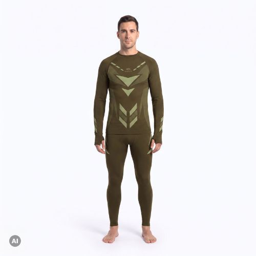 Pánská sada termo prádla KADVA Alpinestep Thermo SH Light Plus Set Green