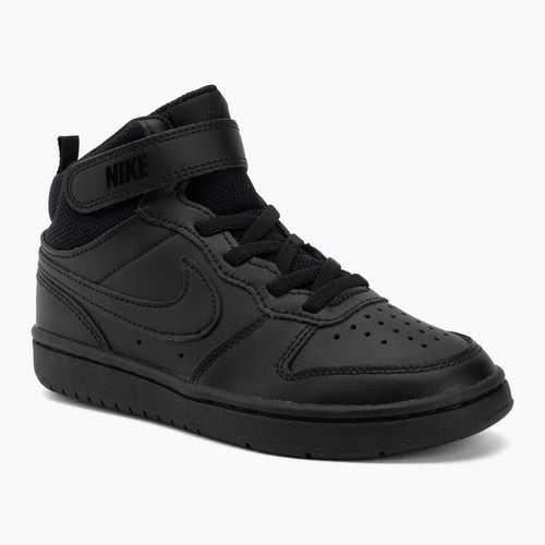 Dětské boty do vody Nike Court Borough Mid 2 black/black/black