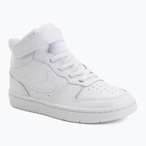 Dětské boty do vody Nike Court Borough Mid 2 white/white/white