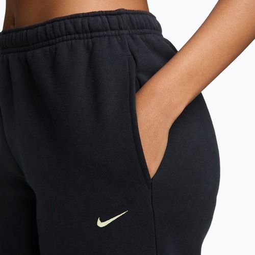 Dámské kalhoty Nike Studio Fleece total black/sail