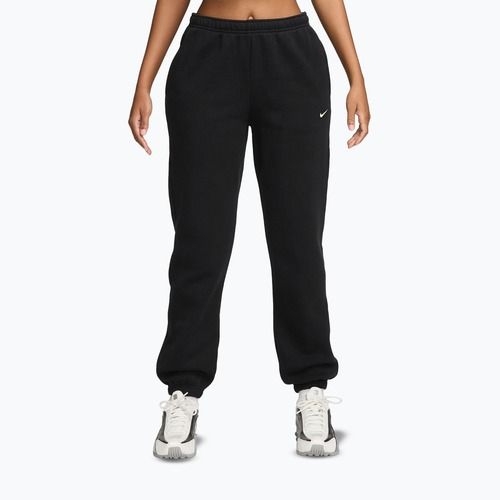 Dámské kalhoty Nike Studio Fleece total black/sail
