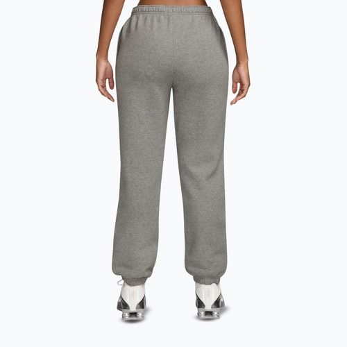 Dámské kalhoty Nike Studio Fleece dark grey heather/sail