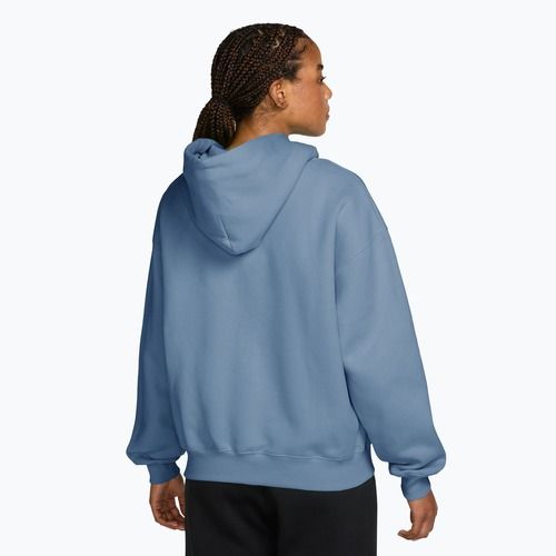 Dámská mikina Nike Studio Fleece Medium Weight Oversized Full Zip work blue/sail