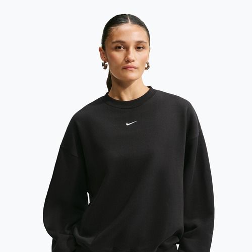 Dámská mikina Nike Studio Fleece Medium Weight total black/sail