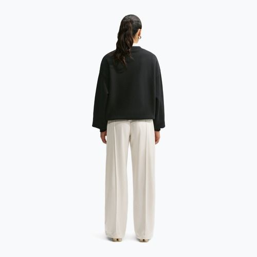 Dámská mikina Nike Studio Fleece Medium Weight total black/sail