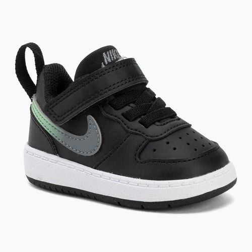 Dětské boty do vody Nike Court Borough Low black/smoke grey/white/illusion green