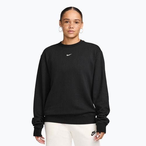 Dámská mikina Nike Studio Fleece Lightweight total black/sail