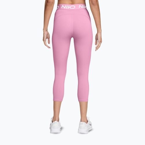 Dámské legíny Nike Pro pink rise/white