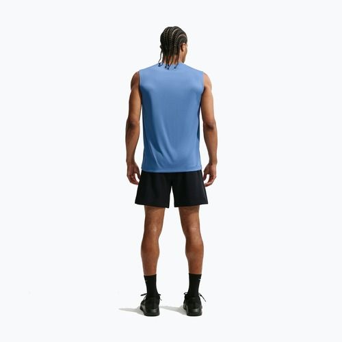 Pánské tréninkové tričko Nike Dri-FIT Sleeveless Training Top indigo storm/white