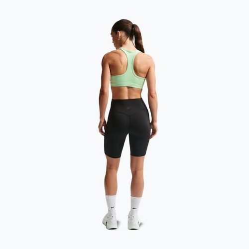 Sportovní podprsenka Nike Swoosh cucumber calm/white