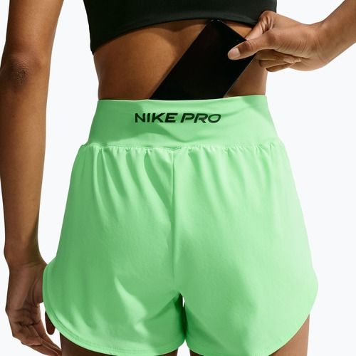 Dámské tréninkové šortky Nike Pro Sculpt illusion green/black