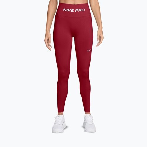 Dámské legíny Nike Pro Seamless tough red/white