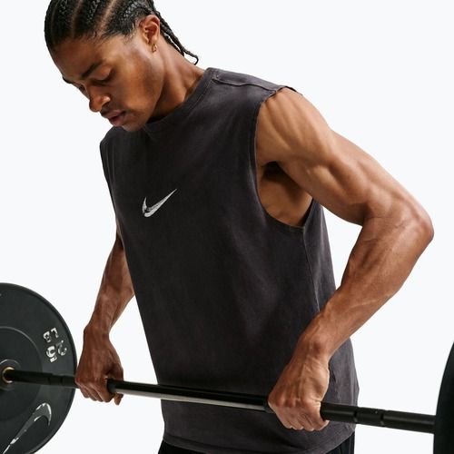 Pánské tréninkové tričko Nike Sleeveless T-Shirt black/white