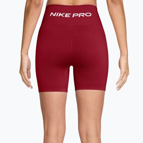 Dámské tréninkové šortky Nike Pro Seamless tough red/white