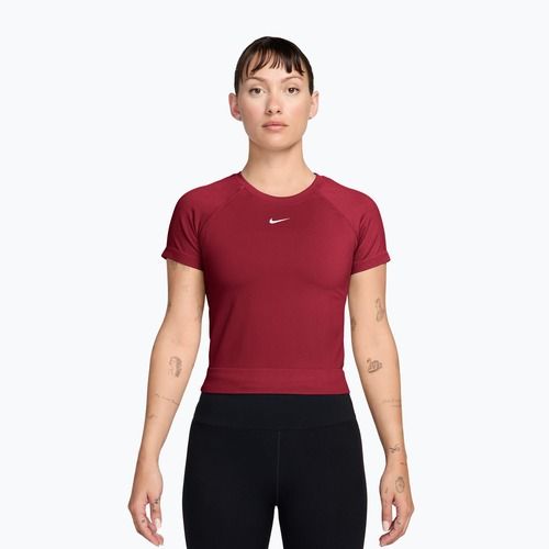 Dámské tréninkové tričko Nike Pro Seamless tough red/white