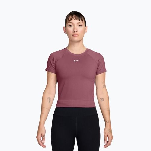 Dámské tréninkové tričko Nike Pro Seamless pink smoke/white