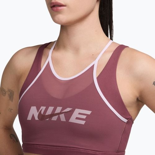 Sportovní podprsenka Nike One pink smoke/bleached lilac/mystic dates