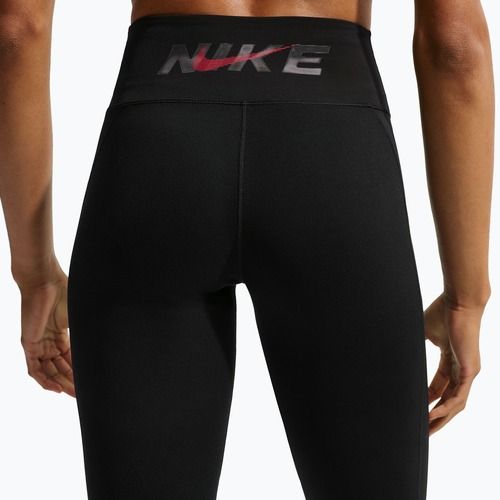 Dámské legíny Nike One black/black/university red/white