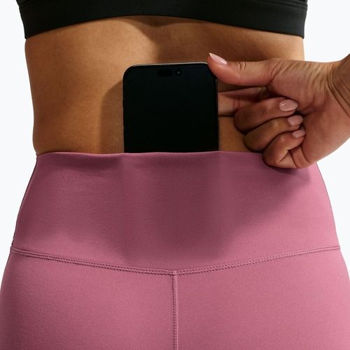 Dámské legíny Nike One Seamless Front pink smoke/white