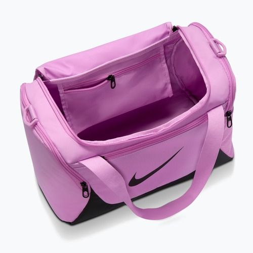 Tréninková taška Nike Brasilia Duffel Extra Small 24 l light magenta/black/black