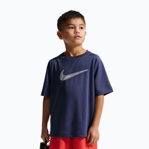 Dětské tričko Nike Multi Dri-Fit midnight navy/white