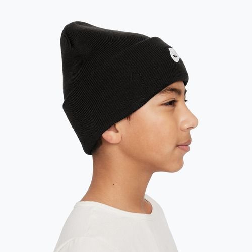 Dětská zimní čepice Nike Peak black heather/white