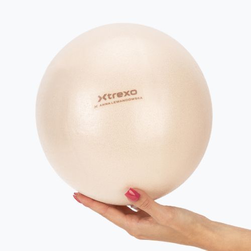 Malý gymnastický míč XTREXO x Anna Lewandowska ball 20cm Beige