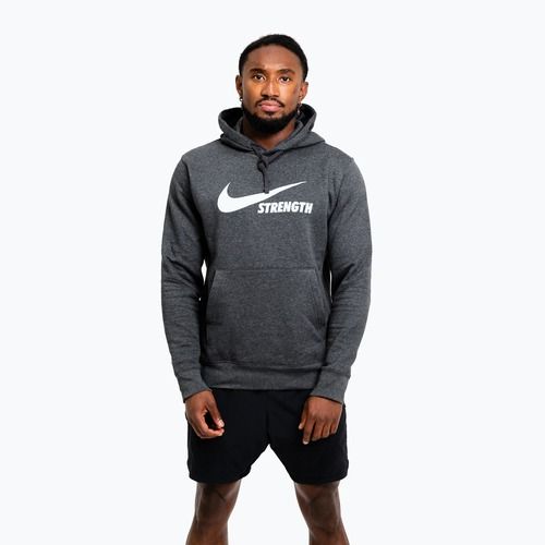 Pánská mikina Nike Strength Hoodie charcoal/white