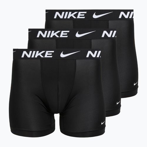 Pánské boxerky Nike Boxer Brief Long Black / Black