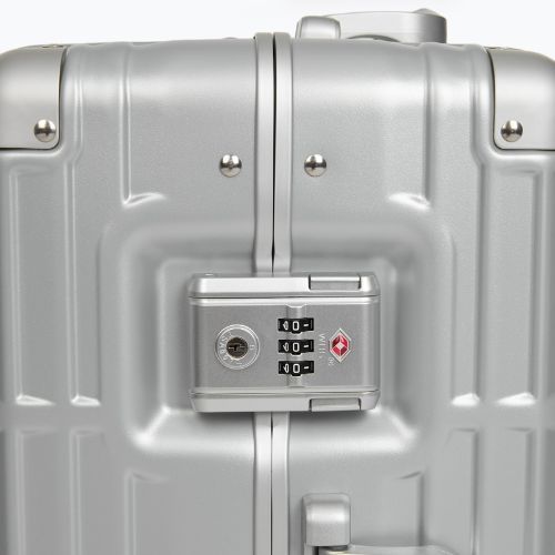 Cestovní kufr Kadva Tigre 37l Silver