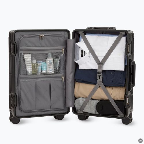 Velký cestovní kufr Kadva Tigre 96l Black