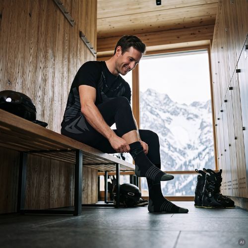 Pánská sada termo prádla KADVA Alpinestep Thermo SH Light Plus Set Black