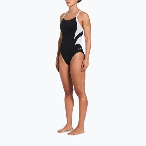 Dámské jednodílné plavky Nike Hydrastrong Fly black/white