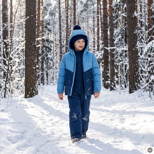 Dětská zateplená bunda Kadva Zippi KDG WP 5K/3K modrá